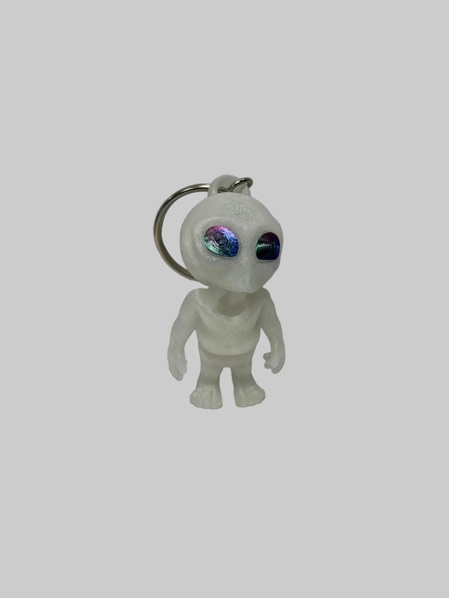 Glow in the Dark Alien Keychain