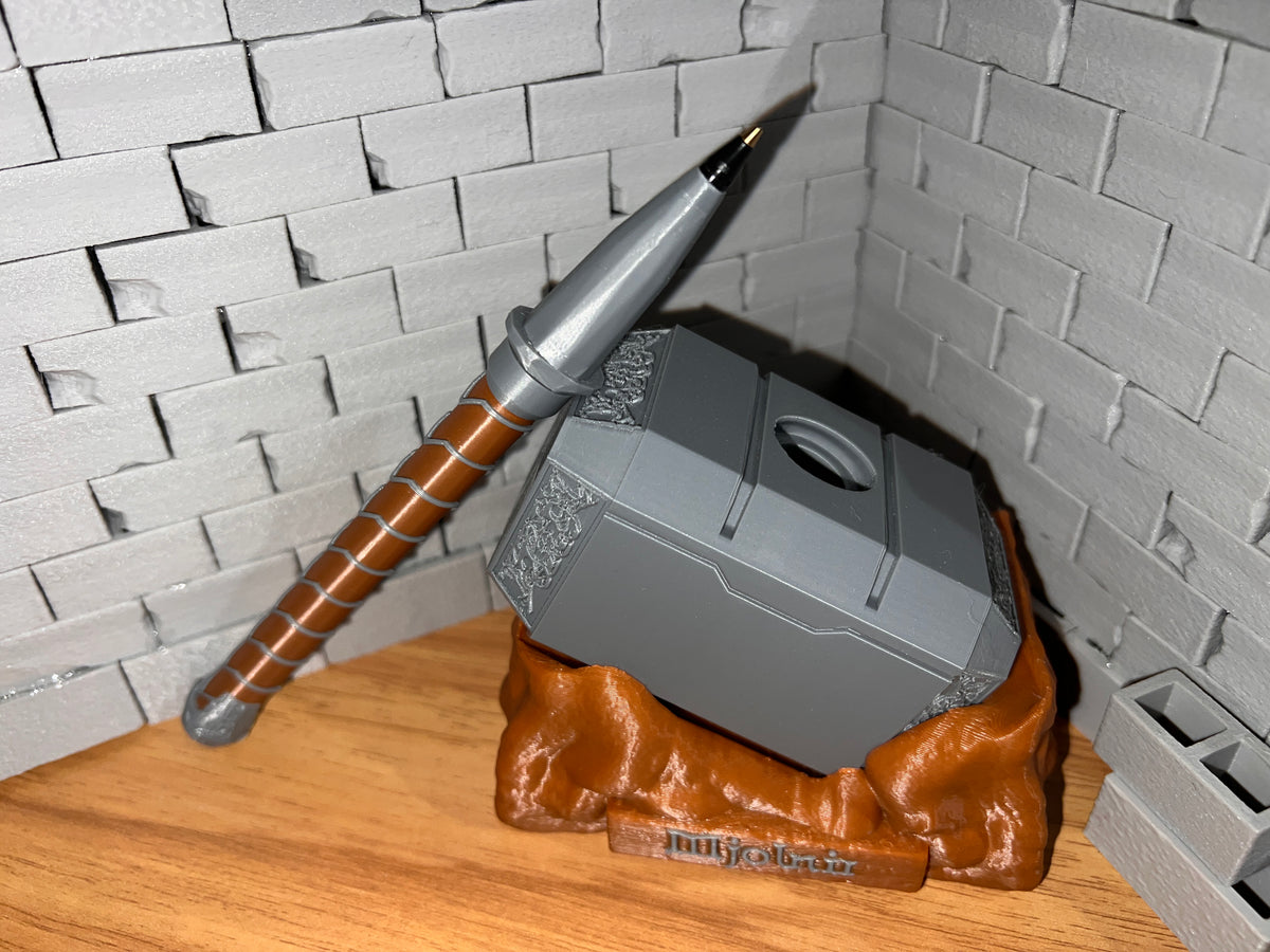 Thor Hammer Pen Holder