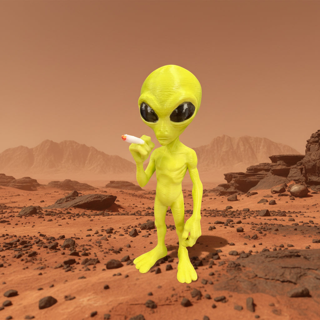 6 inch Alien Statue Smoke