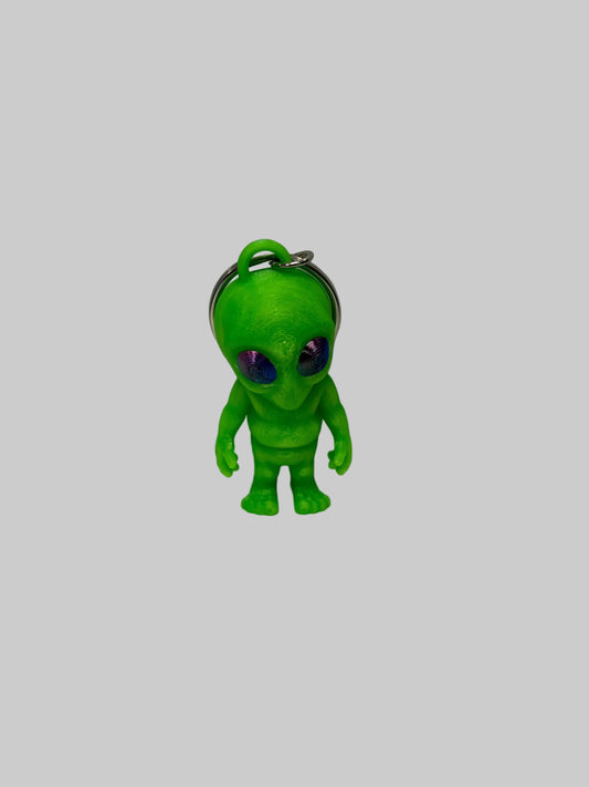 Glow in the Dark Alien Keychain
