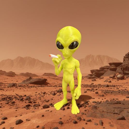 6 inch Alien Statue Smoke